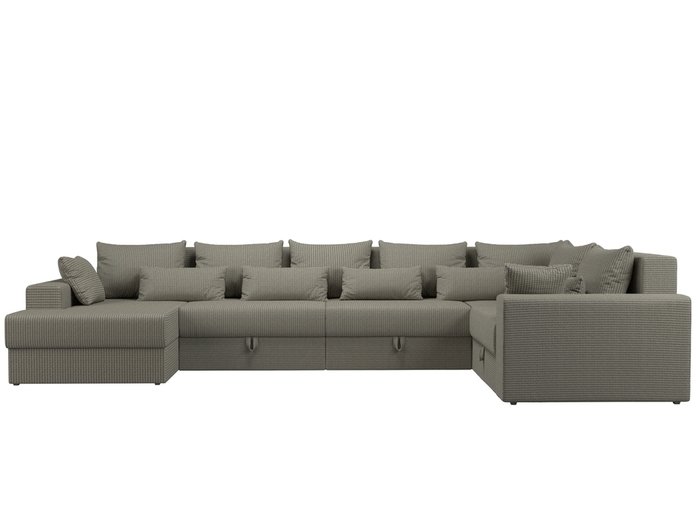 Угловой диван-кровать Мэдисон серо-бежевого цвета правый угол - купить Угловые диваны по цене 79990.0