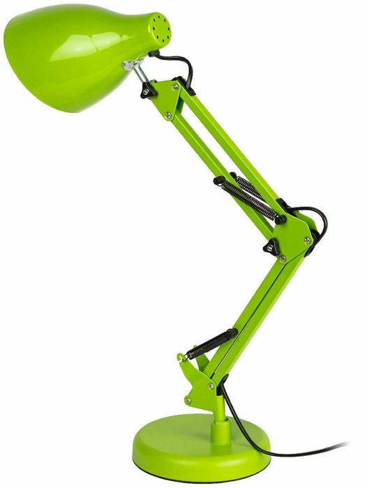 Настольная лампа N-123 Б0052756 (металл, цвет зеленый) - купить Рабочие лампы по цене 1524.0
