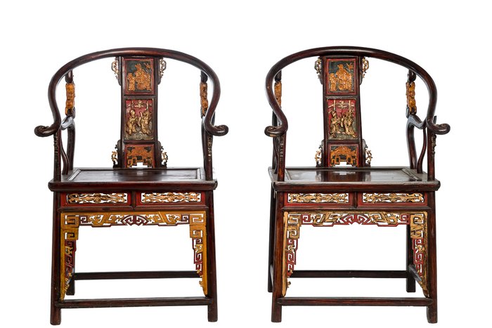 Подковообразное кресло Мэй-Гуй-И Династия Цин - купить Интерьерные кресла по цене 57120.0