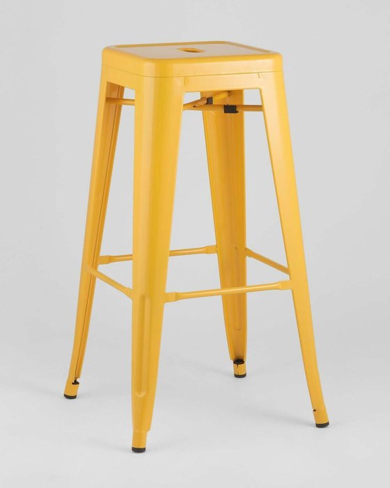  Барный табурет Tolix желтого цвета - купить Барные стулья по цене 5990.0