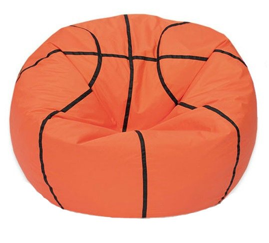 Кресло-мешок Мяч баскетбольный оранжевого цвета