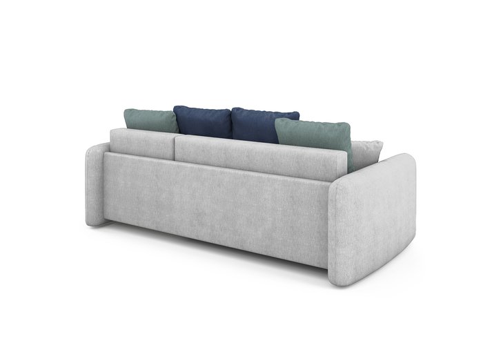 Угловой раскладной диван Arti правый светло-серого цвета - лучшие Угловые диваны в INMYROOM
