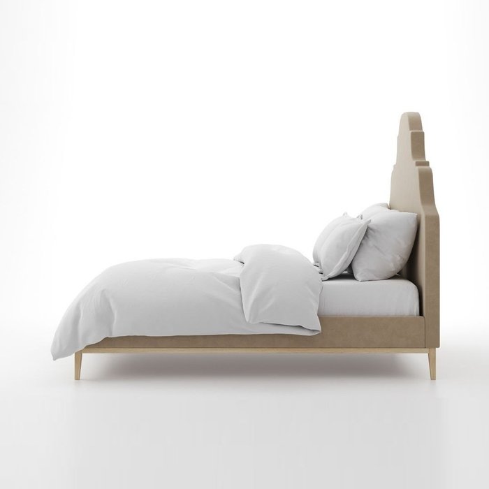Кровать Camelia 180х200 бежевого цвета - лучшие Кровати для спальни в INMYROOM