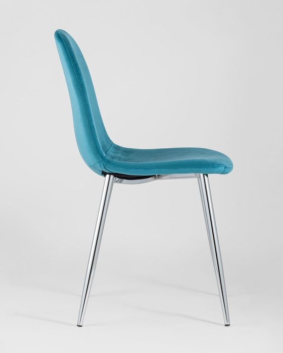 Стул Валенсия велюр темно-бирюзового цвета - лучшие Обеденные стулья в INMYROOM