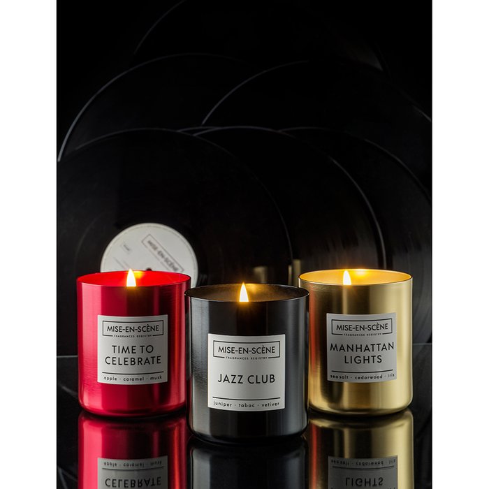 Свеча ароматическая Ambientair золотистого цвета - купить Свечи по цене 3900.0