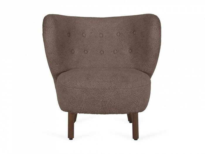 Кресло Lounge Wood коричневого цвета - купить Интерьерные кресла по цене 46800.0