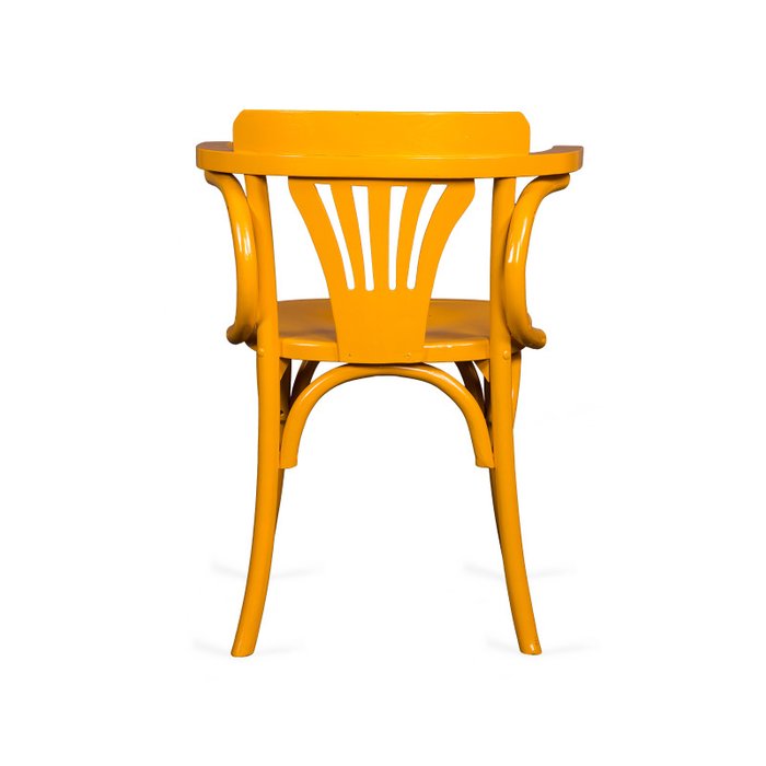 Стул Leisure из массива желтого цвета - лучшие Обеденные стулья в INMYROOM