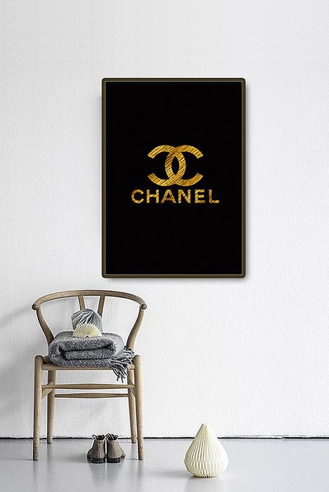 Постер "Chanel gold" А4 - лучшие Принты в INMYROOM