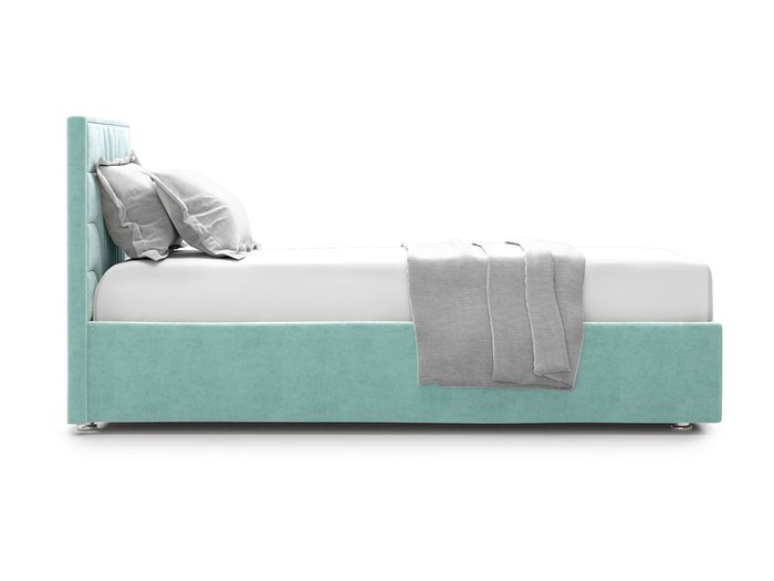 Кровать Premium Milana 90х200 бирюзового цвета с подъемным механизмом - лучшие Кровати для спальни в INMYROOM