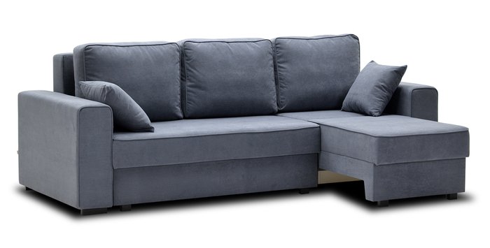 Диван-кровать Астон серого цвета - лучшие Прямые диваны в INMYROOM