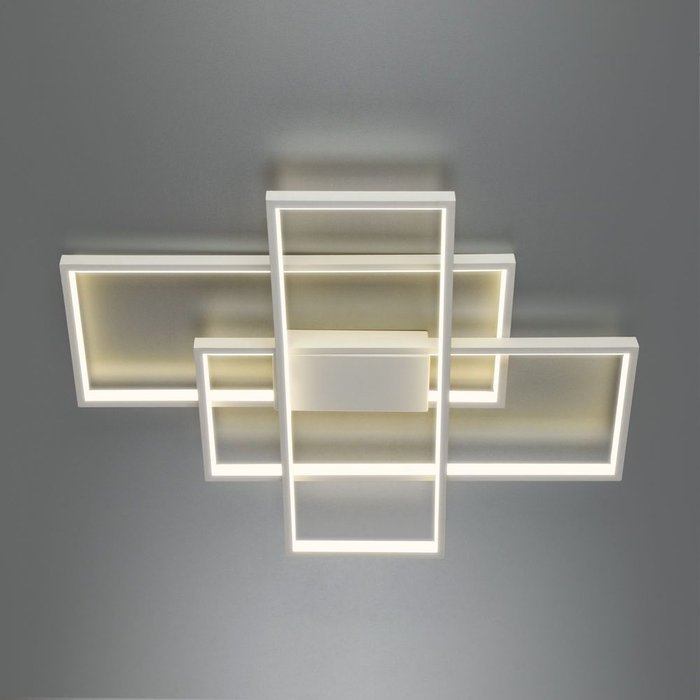 Потолочный светодиодный светильник 90177/3 белый Direct - купить Потолочные люстры по цене 22100.0