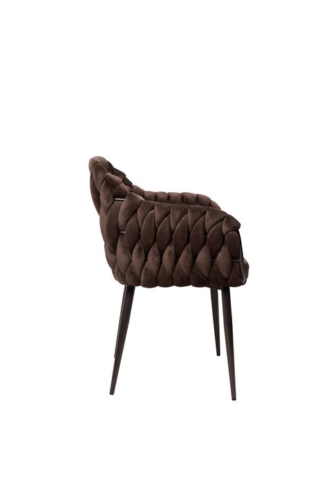 Стул Бентли Гламур коричневого цвета - лучшие Обеденные стулья в INMYROOM