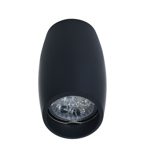 Накладной светильник Bradly черного цвета - купить Потолочные светильники по цене 900.0