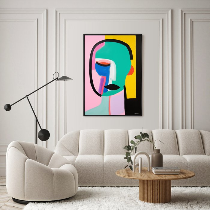 Репродукция картины The Mask collection, No 1, 2024г. - лучшие Картины в INMYROOM