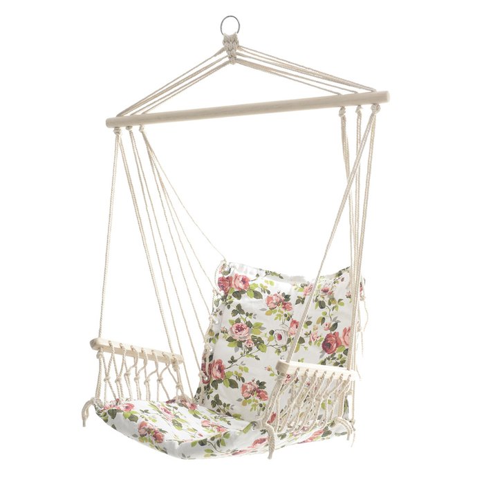 Кресло-гамак с цветочным принтом
