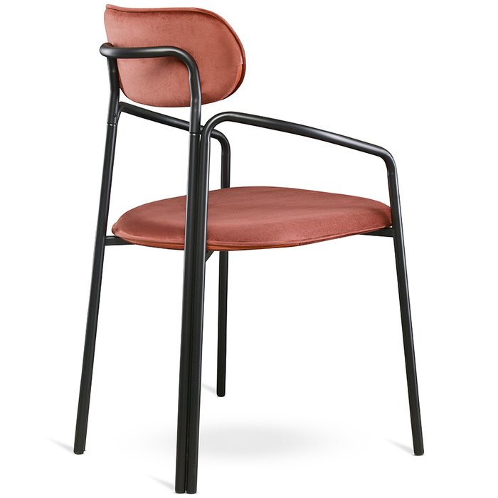 Стул Ror round черно-красного цвета - лучшие Обеденные стулья в INMYROOM