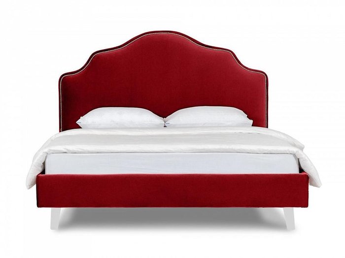 Кровать Queen Victoria L 160х200 бордового цвета