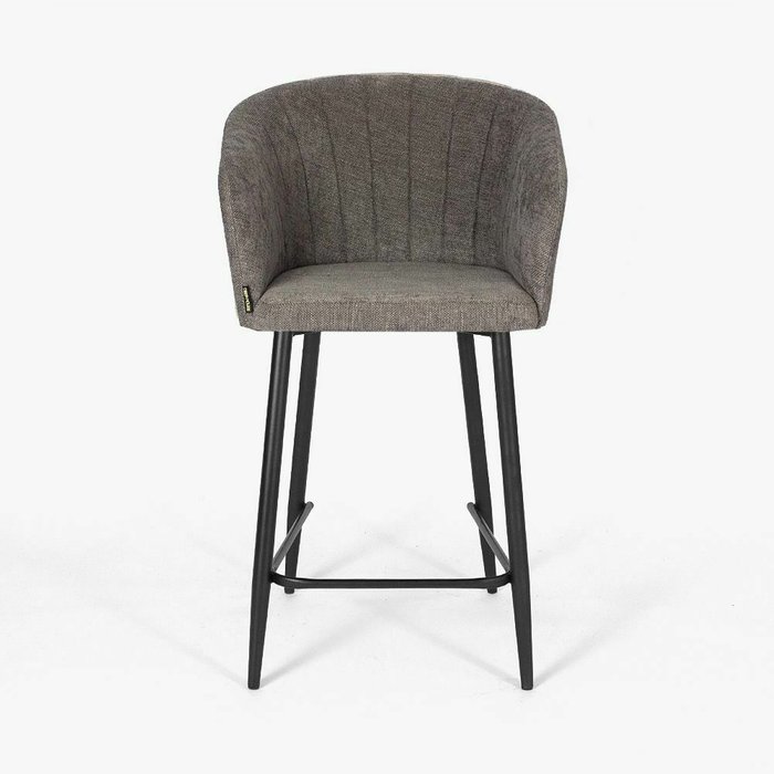 Стул барный Гарда темно-серого цвета - купить Барные стулья по цене 12670.0