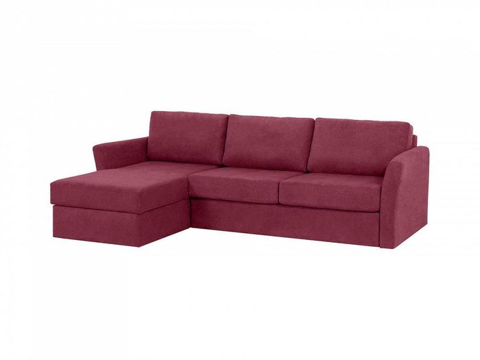 Угловой диван-кровать Peterhof бордового цвета - купить Угловые диваны по цене 161640.0