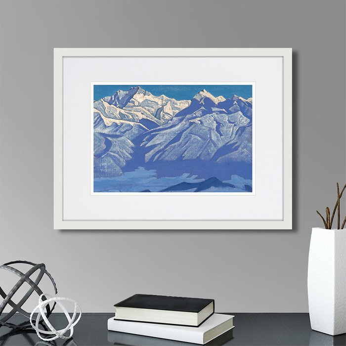 Набор из четырех репродукций картин Гималайский пейзаж  - лучшие Картины в INMYROOM