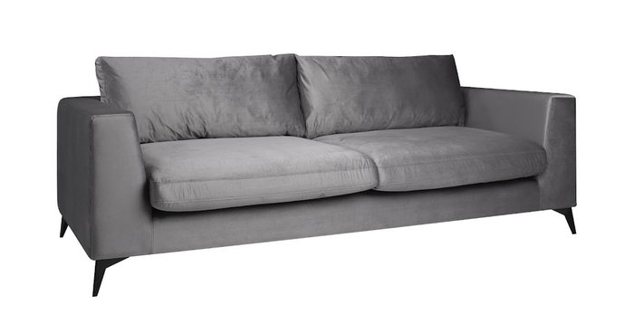 Диван Lennox Twin серого цвета - купить Прямые диваны по цене 89900.0