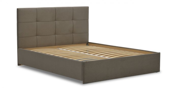 Кровать с основанием Келли 160х200 бежевого цвета