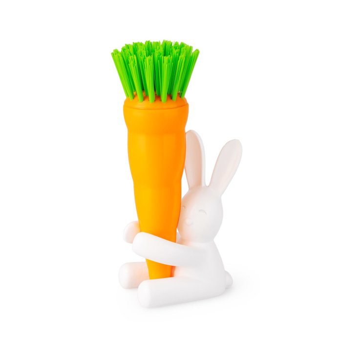 Щётка для мытья посуды Bunny оранжевого цвета