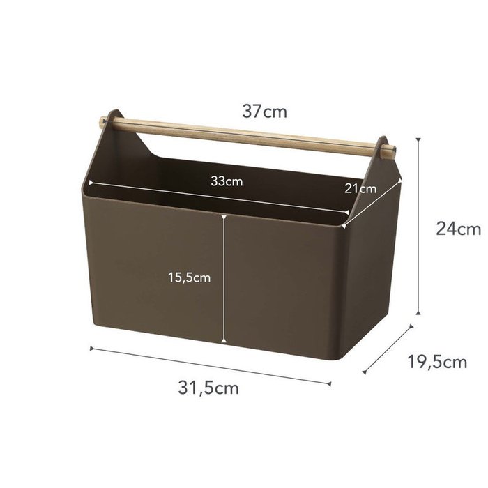 Ящик для хранения Favori коричневого цвета - купить Декоративные коробки по цене 6471.0