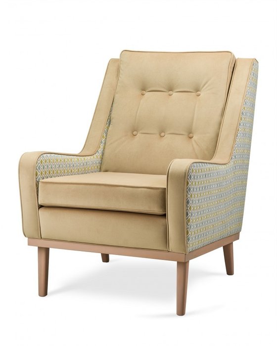 Кресло Mark Golden бежевого цвета - купить Интерьерные кресла по цене 75000.0
