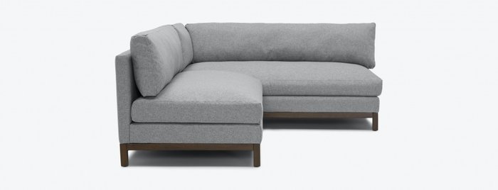 Модульный угловой диван серого цвета - лучшие Угловые диваны в INMYROOM