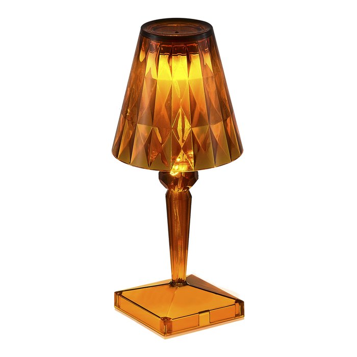 Прикроватная лампа ST-Luce Оранжевый/Оранжевый LED 1*3W 3000K/4000K/6000K SPARKLE - купить Настольные лампы по цене 2300.0