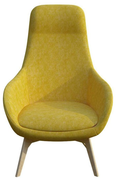 Кресло Арель желтого цвета - лучшие Интерьерные кресла в INMYROOM
