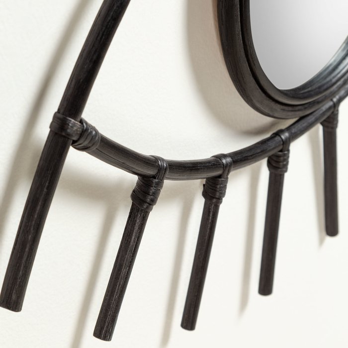 Зеркало Maela черного цвета - купить Настенные зеркала по цене 6990.0