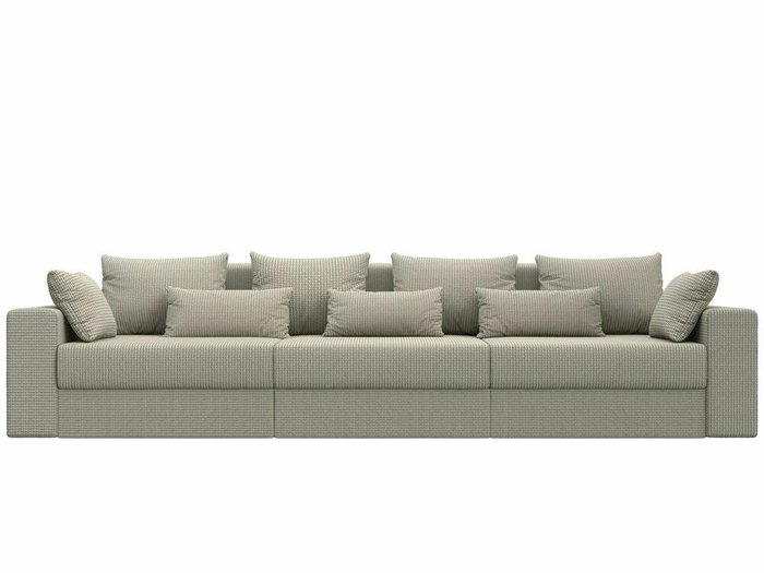 Диван-кровать Майами Long серо-бежевого цвета - купить Прямые диваны по цене 63999.0