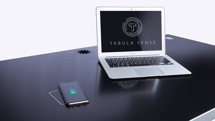 Стол стандартный Tabula Sense 2.0 black Birch black - купить Офисные столы по цене 89900.0
