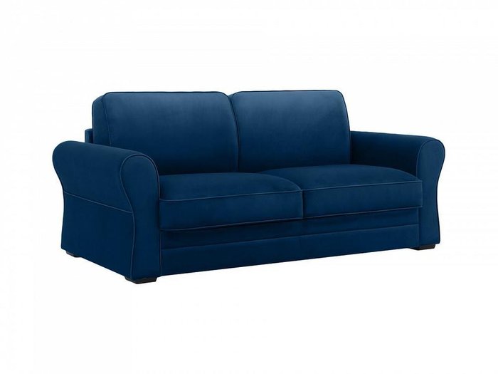 Двухместный диван-кровать Belgian темно-синего цвета - купить Прямые диваны по цене 130806.0