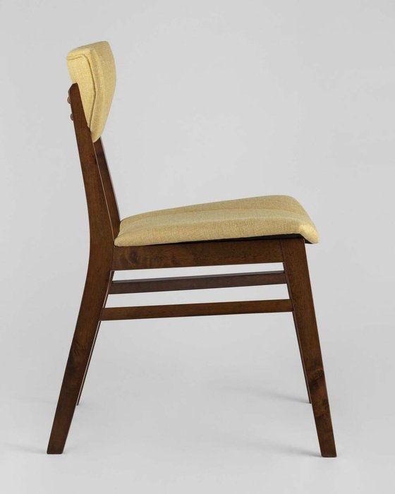 Набор из четырех стульев Tor желтого цвета - лучшие Обеденные стулья в INMYROOM