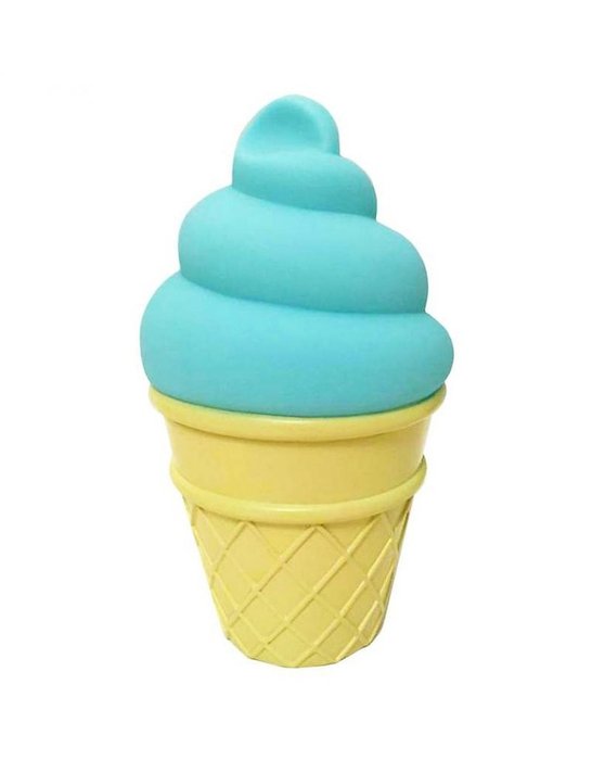 Светильник в виде мороженого A Little Lovely Company, маленький, голубой