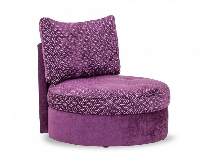 Кресло Wing Round пурпурного цвета - купить Интерьерные кресла по цене 34090.0
