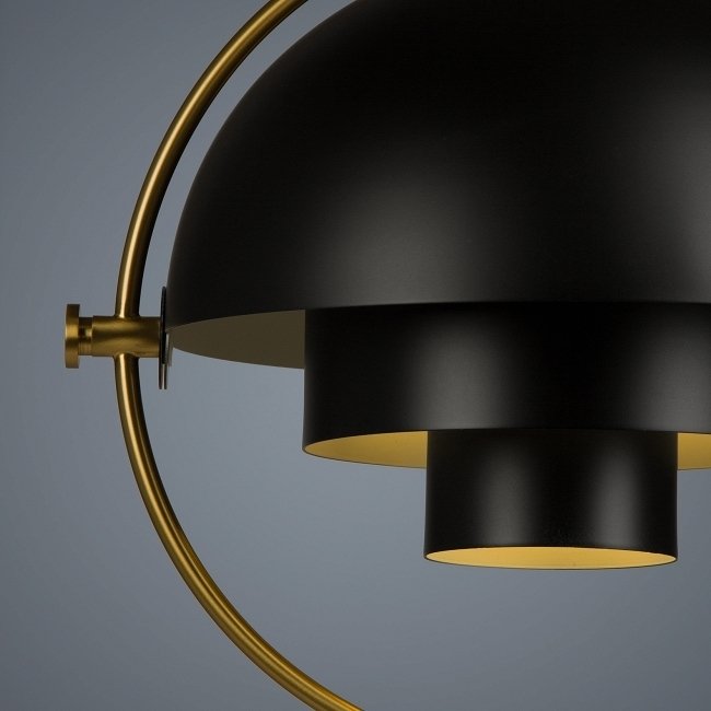 Круглый подвесной светильник EL102A чёрного цвета  - лучшие Подвесные светильники в INMYROOM