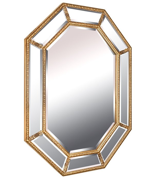 Настенное Зеркало в раме Diamond Gold   - купить Настенные зеркала по цене 55000