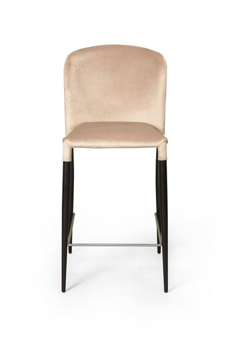 Стул полубарный Albert светло-бежевого цвета - купить Барные стулья по цене 15900.0