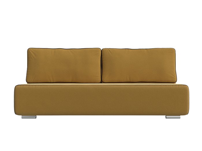 Прямой диван-кровать Уно желтого цвета - купить Прямые диваны по цене 29999.0