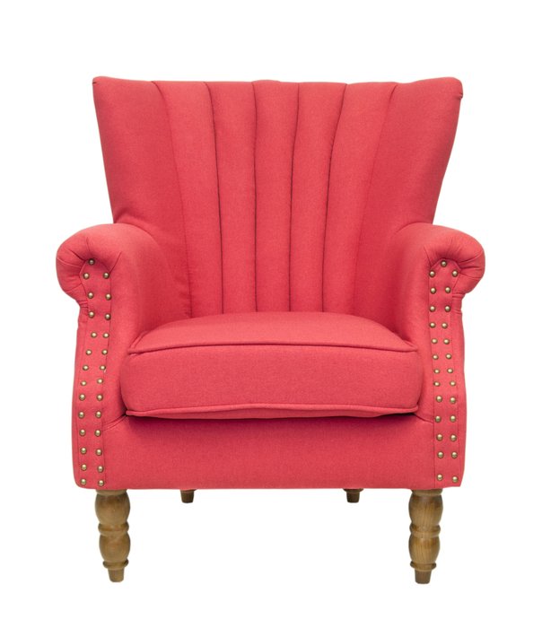 Кресло с пуфом Lab red - купить Интерьерные кресла по цене 45180.0