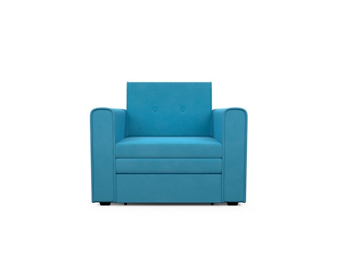 Кресло-кровать Санта светло-синего цвета - лучшие Интерьерные кресла в INMYROOM