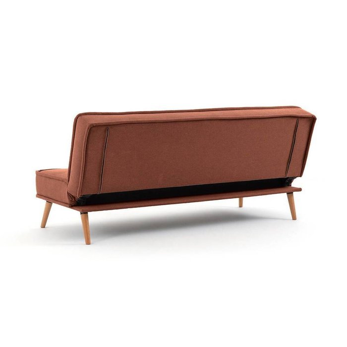 Диван-кровать из полиэстера Juno коричневого цвета - лучшие Прямые диваны в INMYROOM