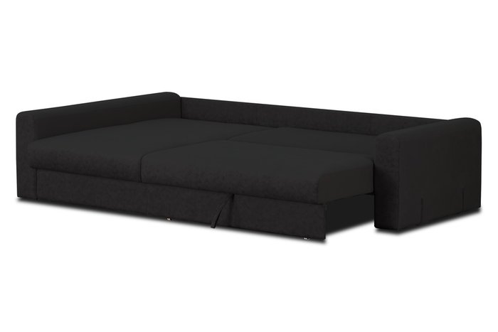 Угловой диван-кровать Мэдисон Черри темно-серого цвета - лучшие Угловые диваны в INMYROOM