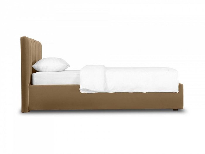 Кровать Queen Sofia 160х200 Lux коричневого цвета с подъемным механизмом - лучшие Кровати для спальни в INMYROOM