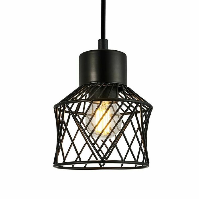 Подвесной светильник Averio 10174/1S Black (металл, цвет черный) - купить Подвесные светильники по цене 3160.0 Подвесной светильник Averio 10174/1S Black (металл, цвет черный) - купить Подвесные светильники по цене 3160.0