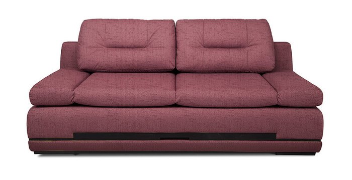 Прямой диван-кровать Дива Концепт красного цвета